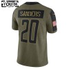 Maillot Detroit Lions Barry Sanders 20 Nike 2021 Salute to Service - Enfant